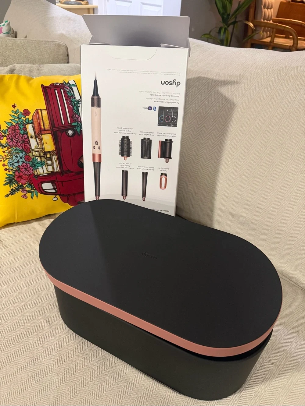 Dyson Black Travel Case with Copper Trim
